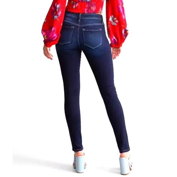 KanCan Signature Mid-Rise Skinny Stretch Jeans Size 27 Buckle BKE Button Fly - Picture 4 of 16